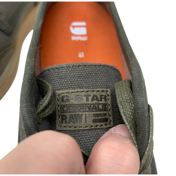 NEW G-Star Raw Guardian Fashion Sneakers Army Green Combat EU Sz 41 US 9 NWT